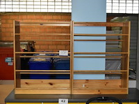 2 houten schoenenrekken - afbeelding 1 van  1