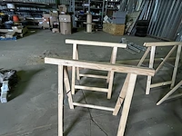 2 houten schragen practo - afbeelding 2 van  4