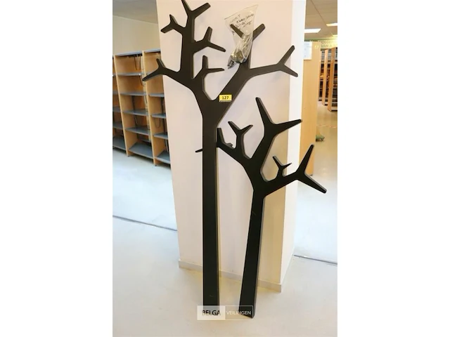 2 houten sierboompjes - afbeelding 1 van  1