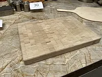2 houten snijplanken en pizzaschep - afbeelding 8 van  10