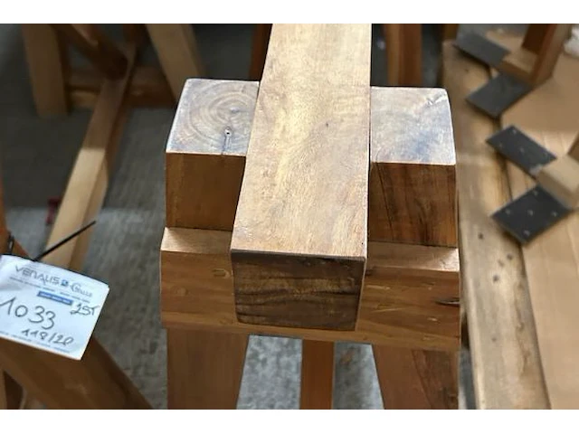 2 houten tafelpoten - afbeelding 2 van  4