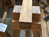 2 houten tafelpoten - afbeelding 2 van  4