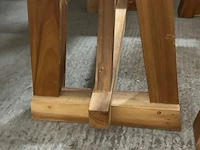 2 houten tafelpoten - afbeelding 3 van  4