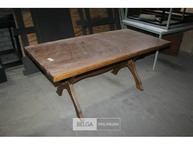 2 houten tafels - afbeelding 2 van  4