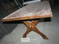 2 houten tafels - afbeelding 3 van  4