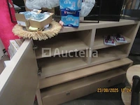 2 houten tv-standaards 120cm x 50x 50cm - afbeelding 3 van  4