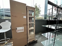 2 houten vitrinekastjes - afbeelding 3 van  3