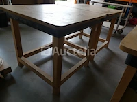 2 houten werktafels - afbeelding 5 van  5