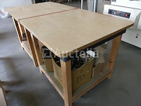 2 houten werktafels - afbeelding 3 van  5