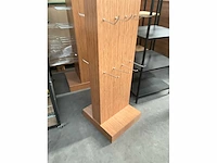 2 houten winkelzuilen polar star met haken - afbeelding 4 van  10
