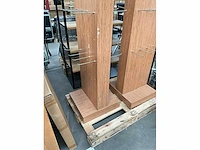 2 houten winkelzuilen polar star met haken - afbeelding 7 van  10