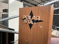 2 houten winkelzuilen polar star met haken - afbeelding 9 van  10