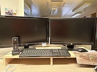 2 hp desktop, 2 schermen - afbeelding 6 van  13