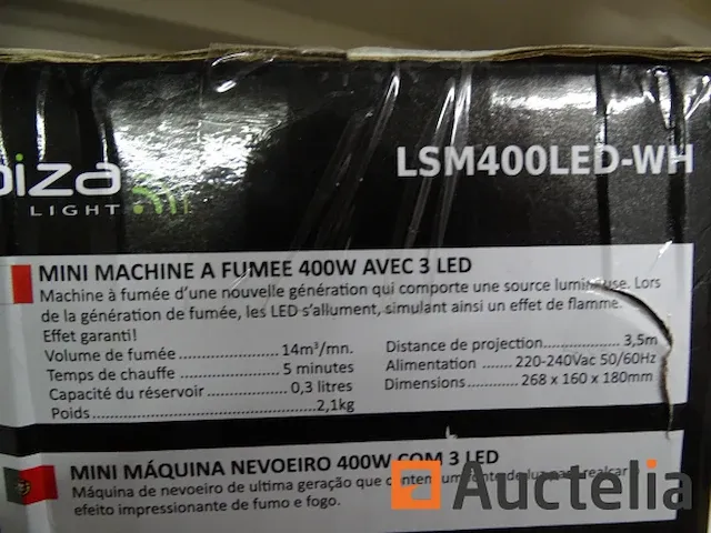 2 ibiza lsm400led-wh rookmachines - afbeelding 1 van  2