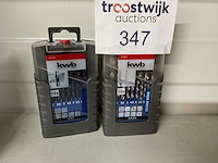 2 ijzer borensets hoge kwaliteit - afbeelding 1 van  3