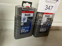 2 ijzer borensets hoge kwaliteit - afbeelding 2 van  3