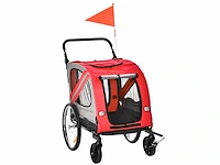 2-in-1 converteerbare jogger hondenfietskar - afbeelding 9 van  12