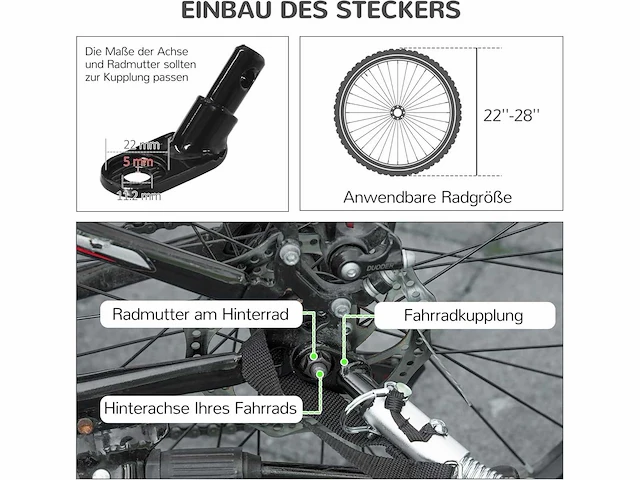 2-in-1 hondenfietskar - afbeelding 4 van  14