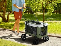 2 in 1 opvouwbare hondenbuggy - afbeelding 1 van  5