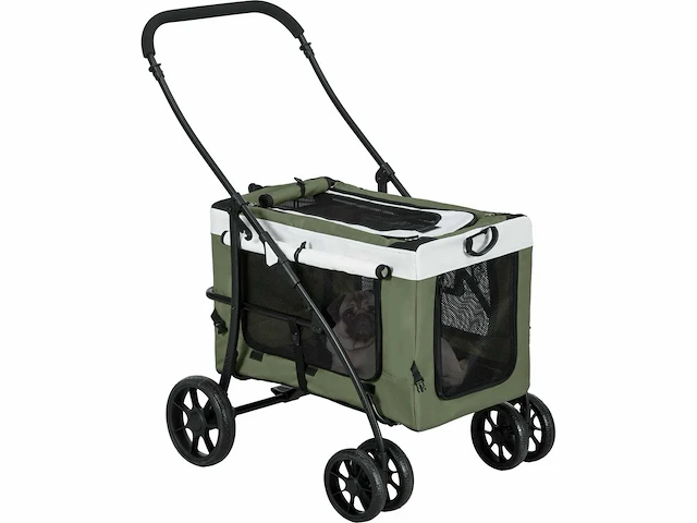 2 in 1 opvouwbare hondenbuggy - afbeelding 3 van  5