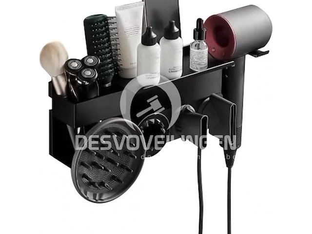 2-in-1 wandhouder voor dyson airwrap styler en supersonic haardroger - afbeelding 1 van  6