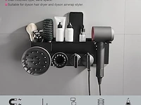 2-in-1 wandhouder voor dyson airwrap styler en supersonic haardroger - afbeelding 3 van  5