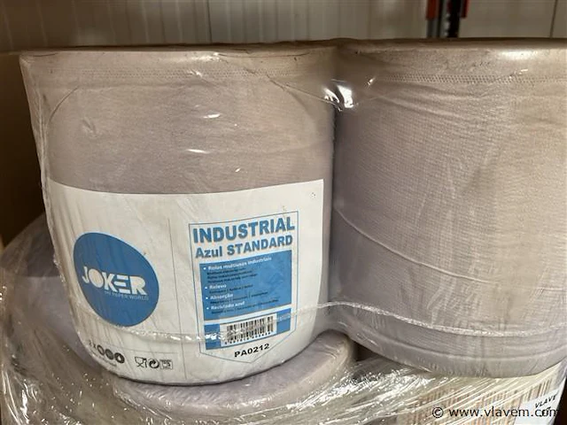 2 industriële rollen, get. joker - afbeelding 1 van  2