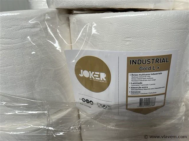 2 industriële rollen, get. joker - afbeelding 1 van  2