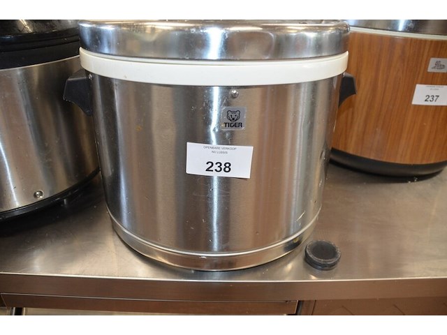 2 inox sushipotten tiger - afbeelding 1 van  3