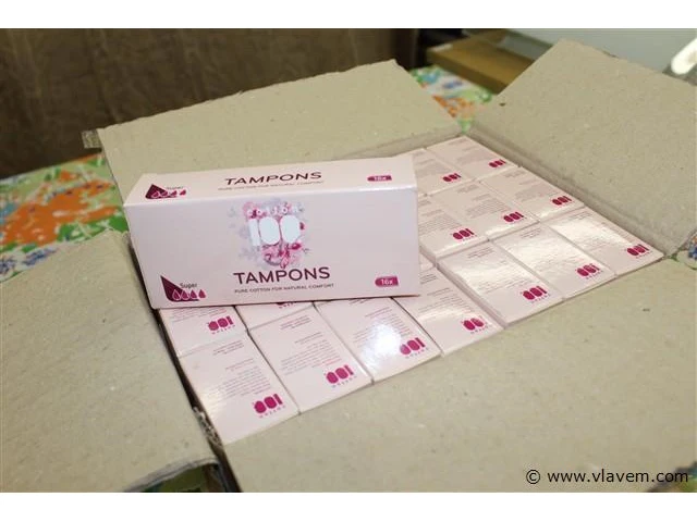 2 karton tampons - afbeelding 1 van  1