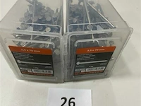2 kg draadnagels met platte kop 3,5x70mm - afbeelding 3 van  3