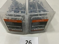 2 kg draadnagels met platte kop 3,5x70mm - afbeelding 3 van  3