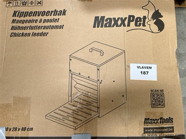 2 kippenvoerbakken - afbeelding 1 van  2