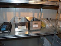 2 kleine inox spoelbakken