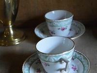 2 kleine tasjes kpm koninklijke porselijnfabriek van berlijn - afbeelding 1 van  4