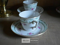 2 kleine tasjes kpm koninklijke porselijnfabriek van berlijn - afbeelding 2 van  4