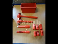 2 knitex racagnacs met 2 verlengstukken en 6 doppen - afbeelding 1 van  8