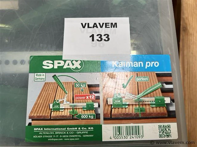 2 koffers, get. spax, kaiman pro - afbeelding 3 van  3
