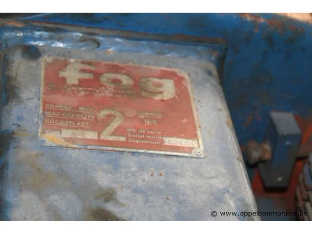 2 koloms hefbrug fog, cap 2000kg - afbeelding 5 van  5