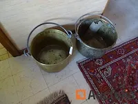 2 koperen ketels - afbeelding 2 van  4