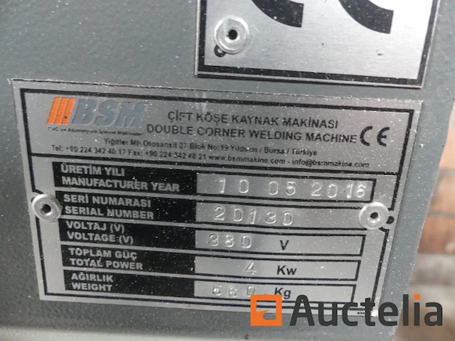 2-kops pvc frame lasser bsm dubbele hoek lasmachine - afbeelding 6 van  9
