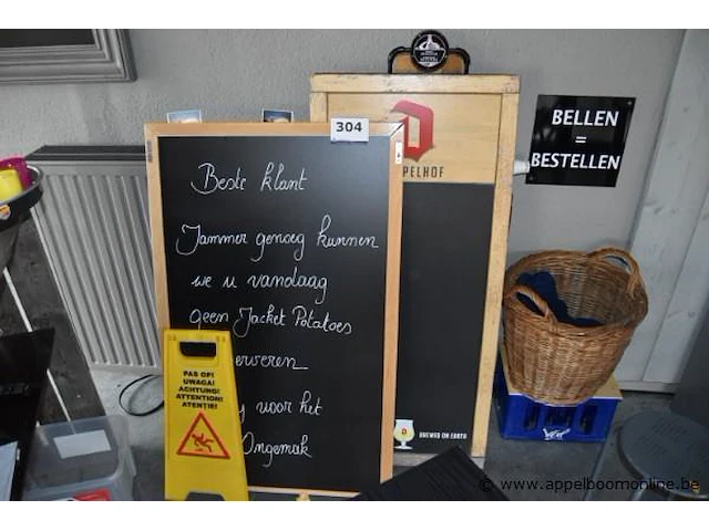 2 krijtborden - afbeelding 1 van  1