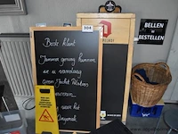 2 krijtborden - afbeelding 1 van  1