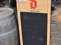 2 krijtborden - afbeelding 1 van  2