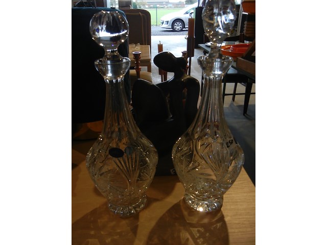 2 kristallen karaffen - afbeelding 3 van  3