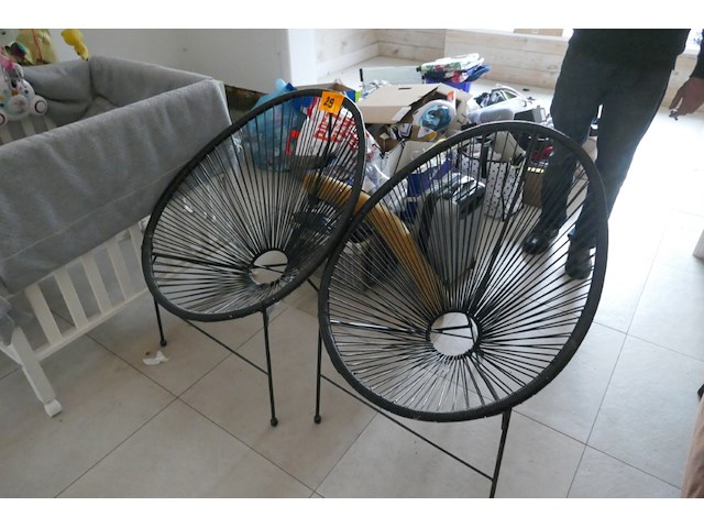 2 kuipzetels - afbeelding 1 van  4