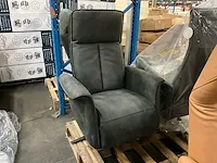 2 kunstlederen relax fauteuils sws destiny, kleur: antraciet 67 - afbeelding 2 van  8