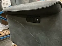 2 kunstlederen relax fauteuils sws destiny, kleur: antraciet 67 - afbeelding 6 van  8