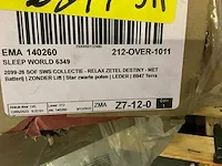 2 kunstlederen relax fauteuils sws destiny, kleur: cognac - afbeelding 7 van  7