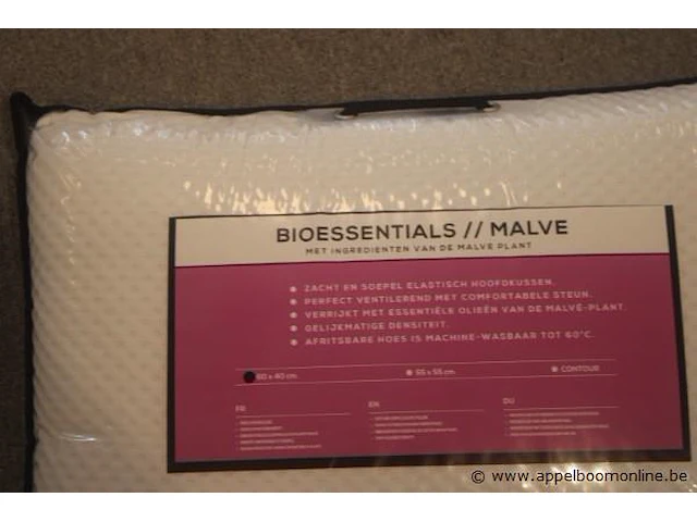 2 kussens bioessentials 60x40 - afbeelding 2 van  2